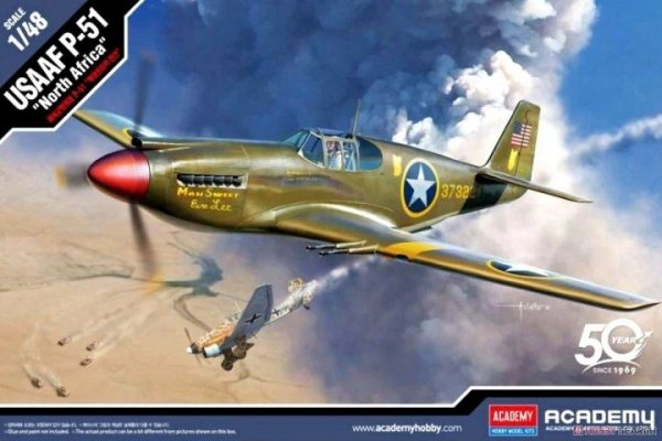 Academy 12338 USAAF P-51 "North Africa" - 1/48