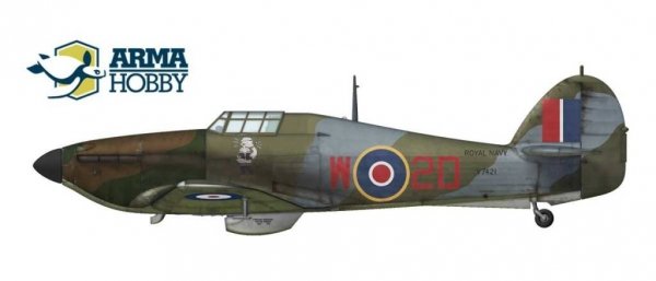Arma Hobby 70022 Hurricane MkI Navy Model Kit 1/72