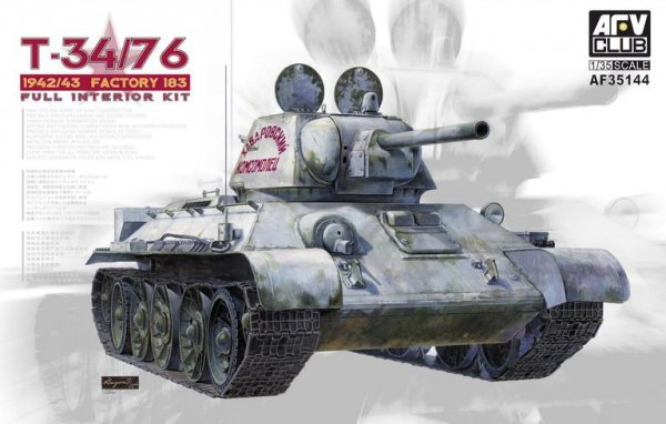 AFV Club AF35144 T-34/76 1942/43 Factory 183 Full Interior Kit 1/35