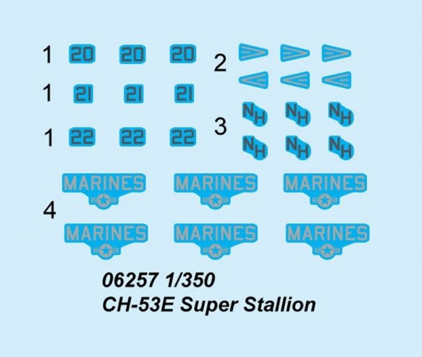 Trumpeter 06257 CH-53E Super Station
