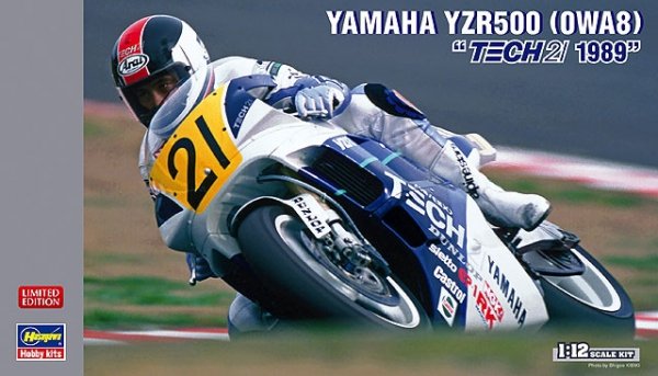 Hasegawa 21708 1/12 Yamaha YZR500 (OWA8) Tech 21 1989