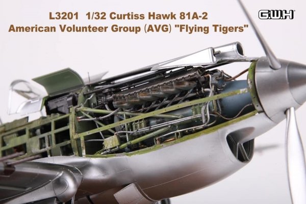 Great Wall Hobby L3201 Curtiss Hawk 81-A2 AVG "Flying Tiger" 1/32