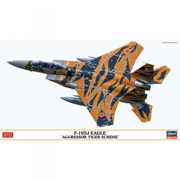 Hasegawa 02392 F-15DJ Eagle &quot;Agressor Tiger Scheme&quot; 1/72