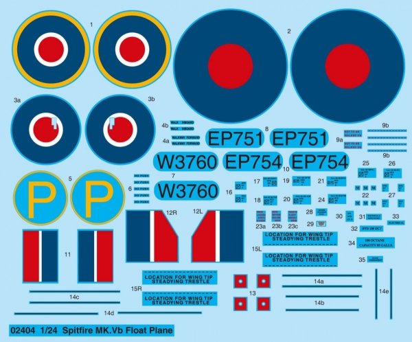 Trumpeter 02404 1/24 Spitfire Mkv