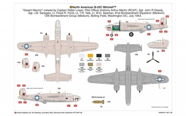 Airfix 06015 North American B-25C/D Mitchell -1/72