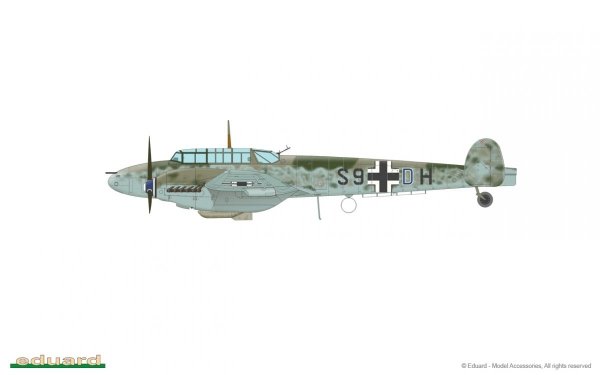 Eduard 11145 Bf 110C/D Adlertag 1:48 Limited Edition 