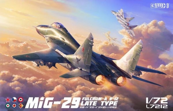 Great Wall Hobby L7212 MiG-29 Fulcrum-A 9-12 Late Type 1/72