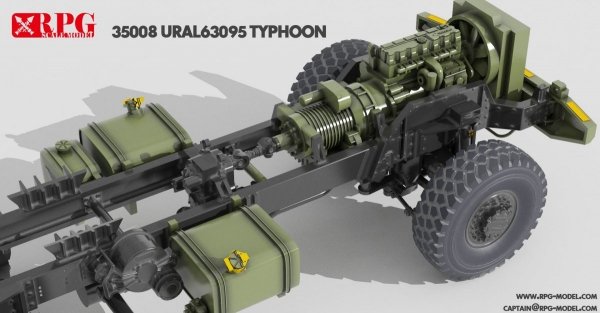 RPG 35008 Russian URAL 63095 Typhoon-U MRAP 1/35 