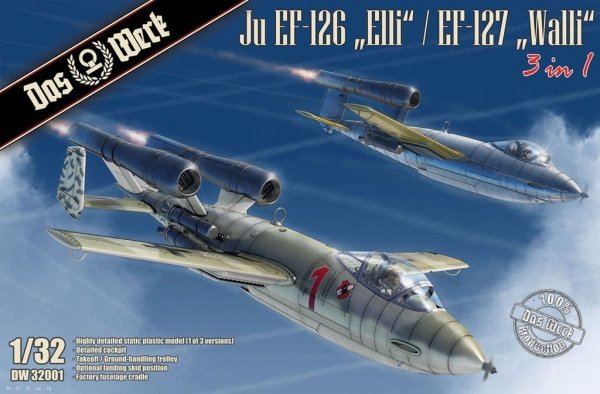 Das Werk 32001 Ju EF-126 „Elli“ / EF-127 „Walli“ (3 in 1) 1:32 