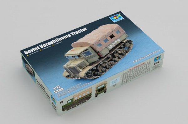 Trumpeter 07110 Soviet Voroshilovets Tractor 1/72