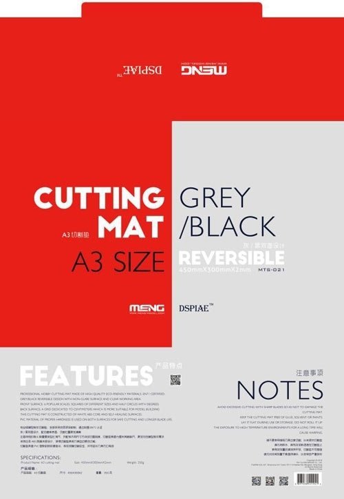 Meng MTS-021 Hobby Cutting Mat A3 Size