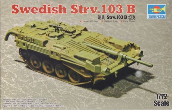 Trumpeter 07248 1/72 Swedish Strv.103B