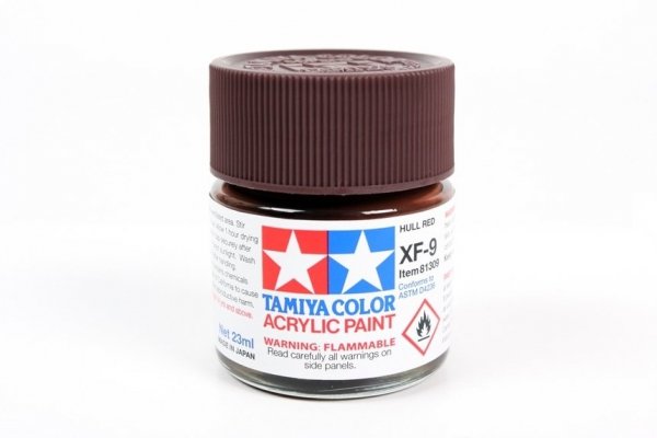 Tamiya 81309 XF-9 Hull Red 23ml