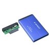 Obudowa na dysk HDD/SSD USB 3.0 2.5 SATA, ALUMINIUM, GEMBIRD NIEBIESKA