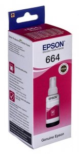Tusz Epson C13T66434A (oryginał ; 70 ml; czerwony)