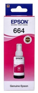 Tusz Epson C13T66434A (oryginał ; 70 ml; czerwony)