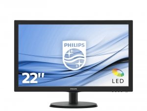 Monitor Philips 223V5LSB2/10 (21,5; TN; FullHD 1920x1080; VGA; kolor czarny)