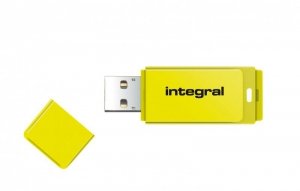 Integral FlashDrive NEON yellow 16GB