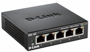 Switch D-Link DGS-105/E (5x 10/100/1000Mbps) (WYPRZEDAŻ)