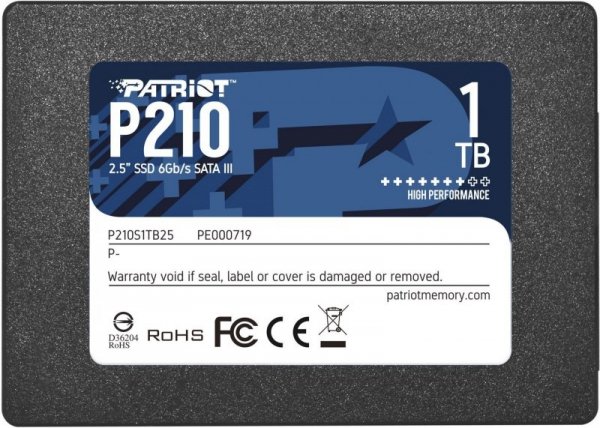 Dysk SSD Patriot P210 1TB SATA3 2.5