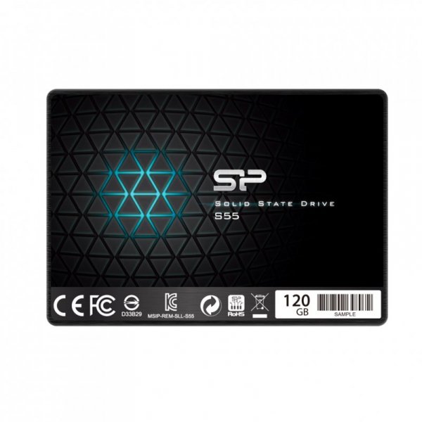 Dysk SSD Silicon Power S55 120GB 2,5&quot; SATA III 550/420 MB/s (SP120GBSS3S55S25)