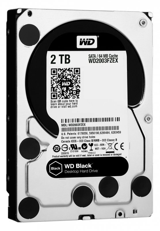 Dysk HDD WD Black WD2003FZEX (2 TB ; 3.5&quot;; 64 MB; 7200 obr/min)