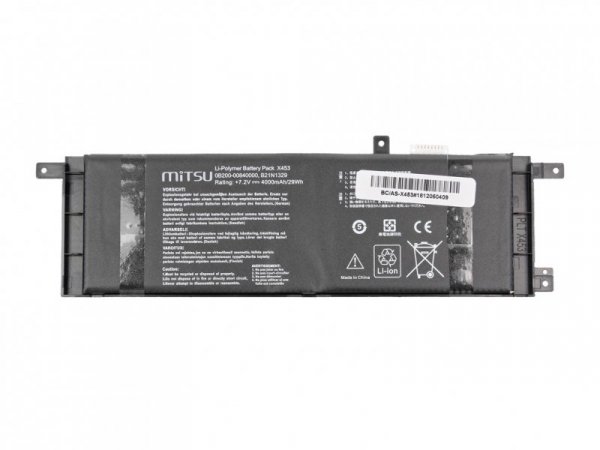 Bateria MITSU BC/AS-X453 5BM269 (29 Wh; do laptopów Asus)