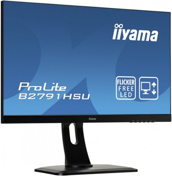 Monitor IIYAMA ProLite B2791HSU-B1 (27&quot;; TN; FullHD 1920x1080; DisplayPort, HDMI, VGA; kolor czarny)
