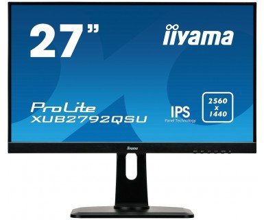 Monitor IIYAMA ProLite XUB2792QSU-B1 C (27&quot;; IPS/PLS; 2560x1440; DisplayPort, HDMI; kolor czarny)