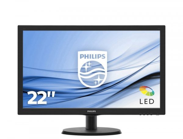 Monitor Philips 223V5LSB2/10 (21,5&quot;; TN; FullHD 1920x1080; VGA; kolor czarny)