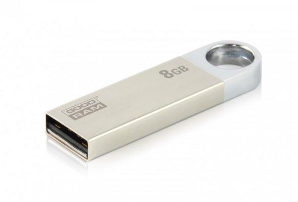 Pendrive GoodRam UUN2 UUN2-0080S0R11 (8GB; USB 2.0; kolor srebrny)
