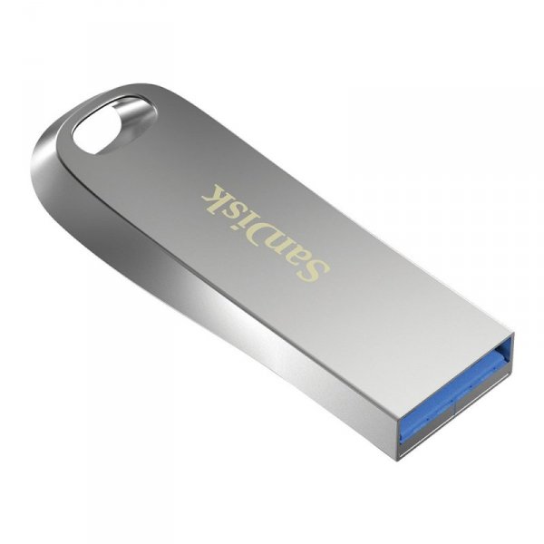 Pendrive SanDisk Ultra Lux SDCZ74-128G-G46 (128GB; USB 3.0; kolor srebrny)