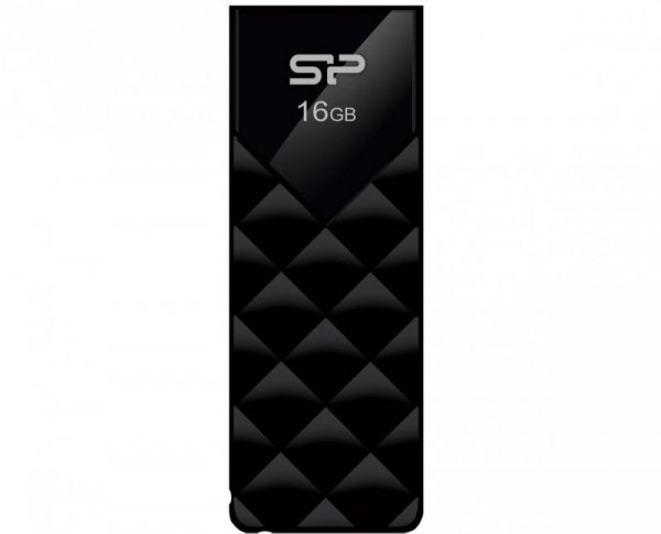 Pendrive Silicon Power Ultima U03 16GB USB 2.0 kolor czarny (SP016GBUF2U03V1K)