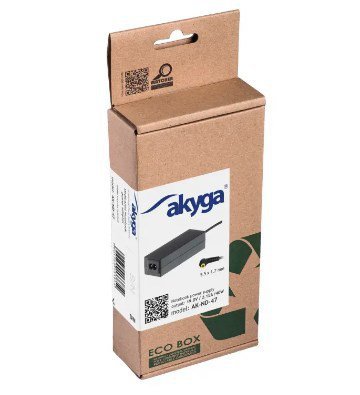 Zasilacz sieciowy Akyga AK-ND-47 do notebooka Acer, DELL, Packard Bell (19 V; 2,15 A; 40W; 5.5 mm x 1.7 mm)