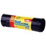 Worki na śmieci LDPE, czarne, 240L, mocne