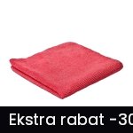 Ścierka 30x30 CleanPRO Ultra Soft, czerwona, 220 g/m2