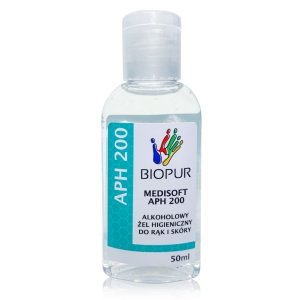 Żel do higienicznej dezynfekcji rąk Biopur Medisoft APH 200 50ml