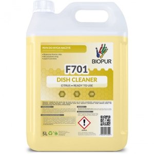 Płyn do mycia naczyń Biopur F701, cytrynowy, 5l