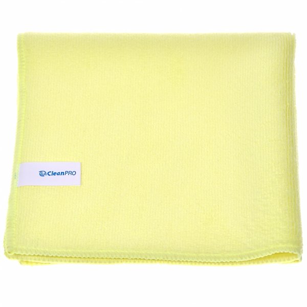 Ścierka 40x40 CleanPRO, żółta, 320g/m2