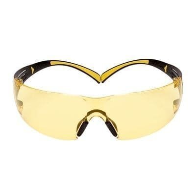 Okulary ochronne 3M SecureFit 400 Scotchgard, żółto-czarne zauszniki, żółte, SF403SGAF-YEL EU