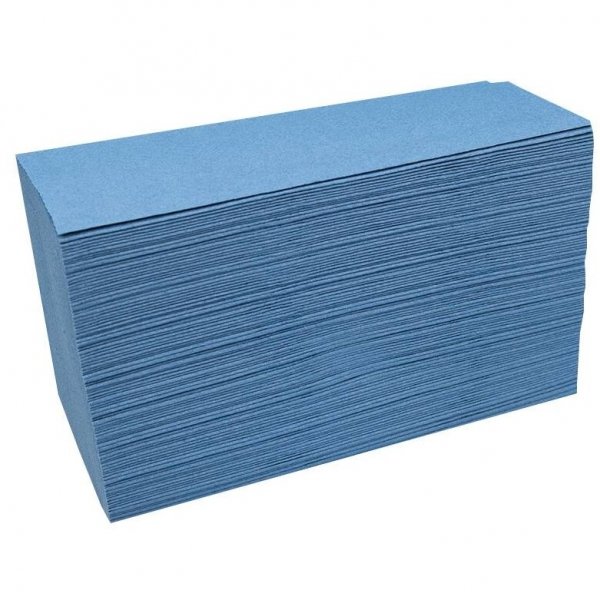 Ręcznik składany Katrin Basic 23x23, 1 warstwowy, niebieski, 20x250 listków [362200]