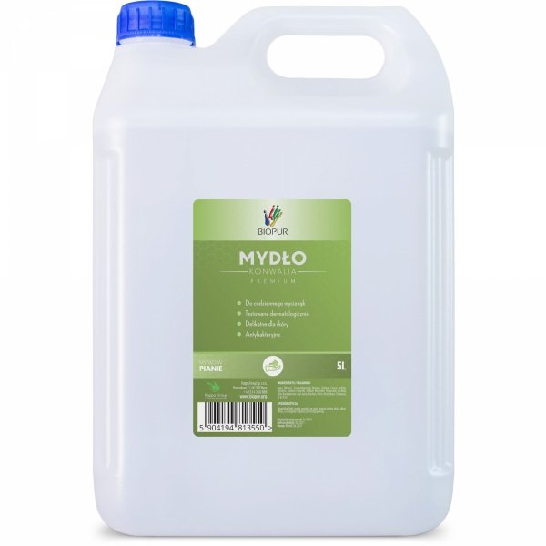 Mydło w pianie Biopur 5L o zapachu konwalii