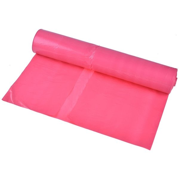 Worki na śmieci LDPE, czerwone, 120L