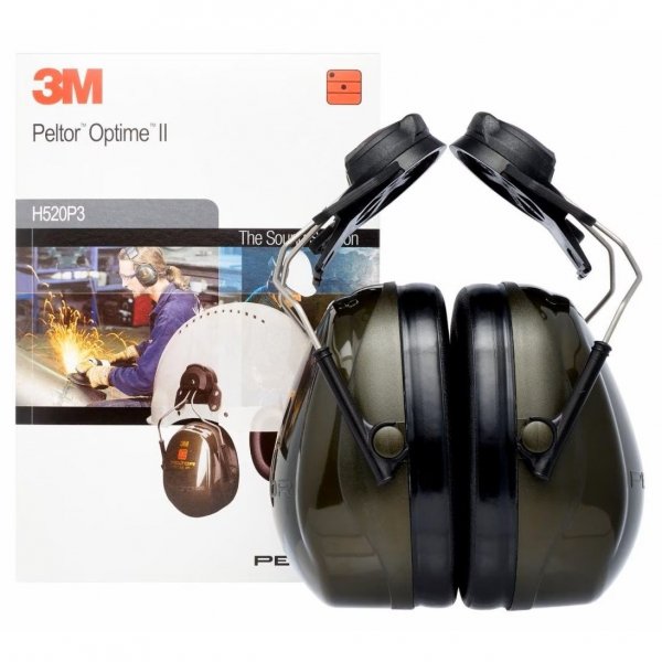 Ochronniki słuchu 3M PELTOR Optime II H520P3E-410-GQ wersja nahełmowa
