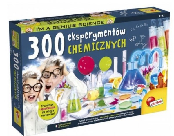 Zestaw naukowy I'm A Genius - 300 eksperymentów chemicznych