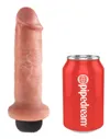 King Cock Model Wytryskowy 15 cm Jasny PVC Anatomiczny System
