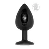 SONO No.91 Plug silikonowy z ruchomą kulką czarny 9,5 cm