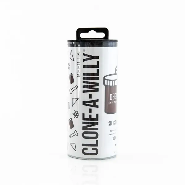 Zestaw uzupełniający do klonowania penisa - Clone A Willy Refill Deep Skin Tone Silicone