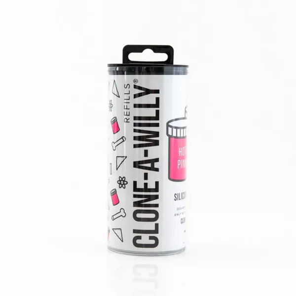 Zestaw uzupełniający do klonowania penisa - Clone A Willy Refill Hot Pink Silicone