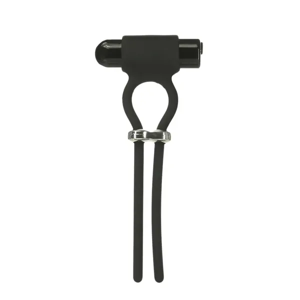 PowerBullet Bolo Czarny - Regulowany Pierścień Wibrujący USB, 9 Trybow